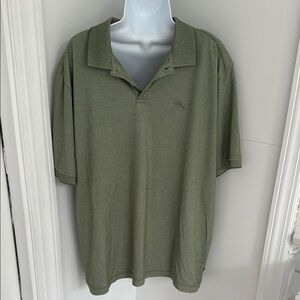 Tommy Bahama Green Polo Shirt Relaxed Fit